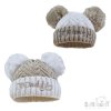 H682-COF: Coffee Embroidered Chevron Hat 0-12 Months)